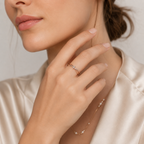 Two-Tone Intertwined Ring