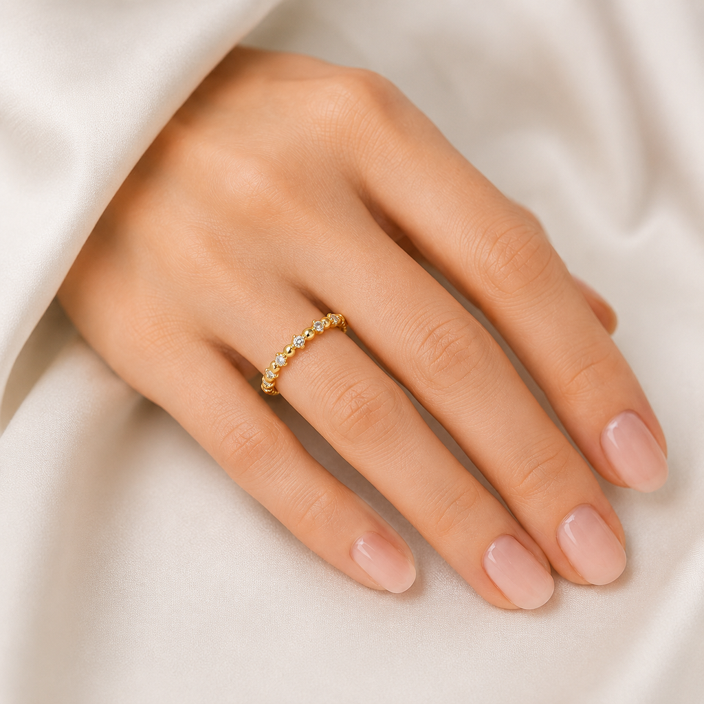 Delicacy Dots Ring — 925 Sterling Silver