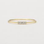 Delicate Three-Stone Ring