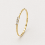 Delicate Three-Stone Ring