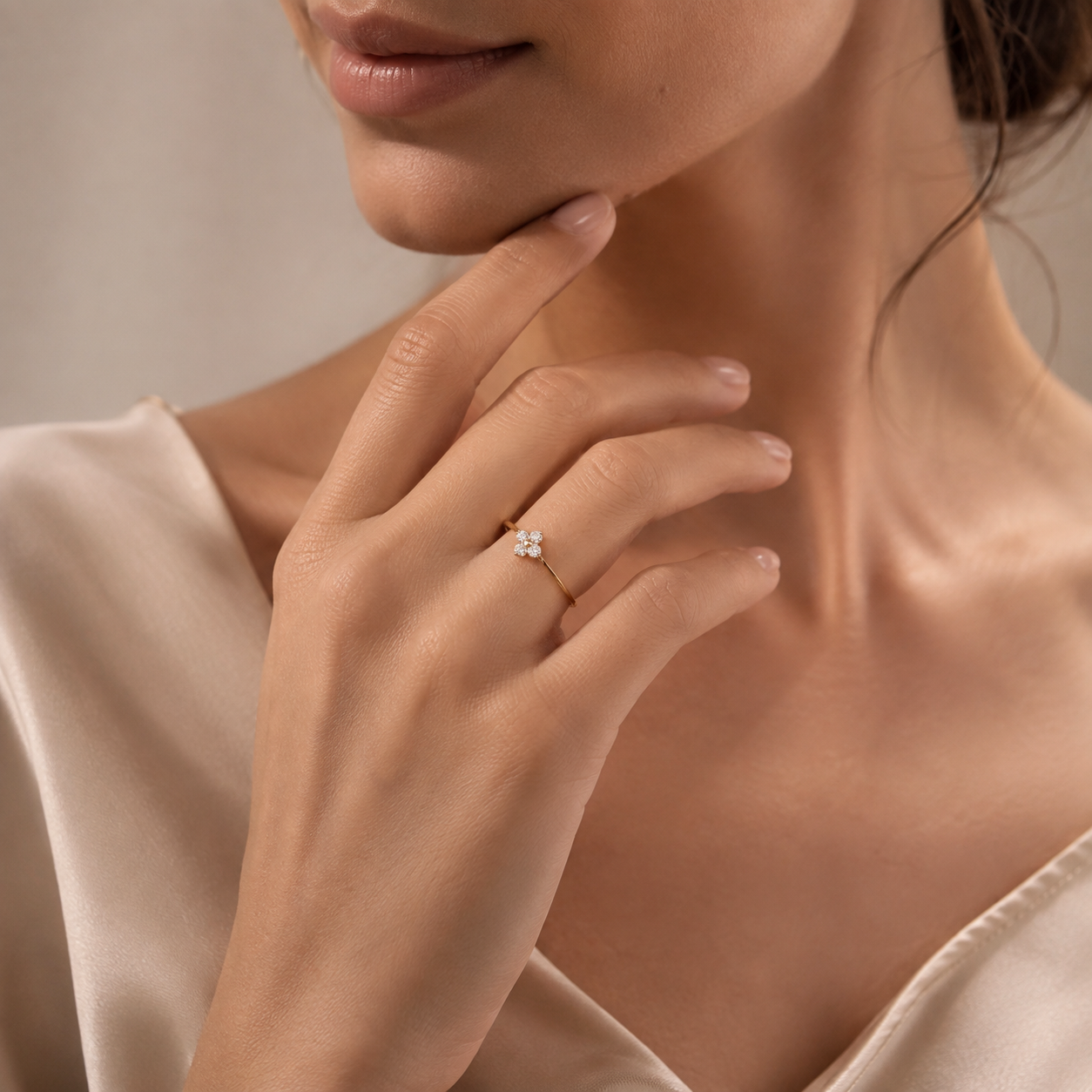 Dainty Flower Ring