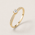 Sterling Silver Zircon Ring