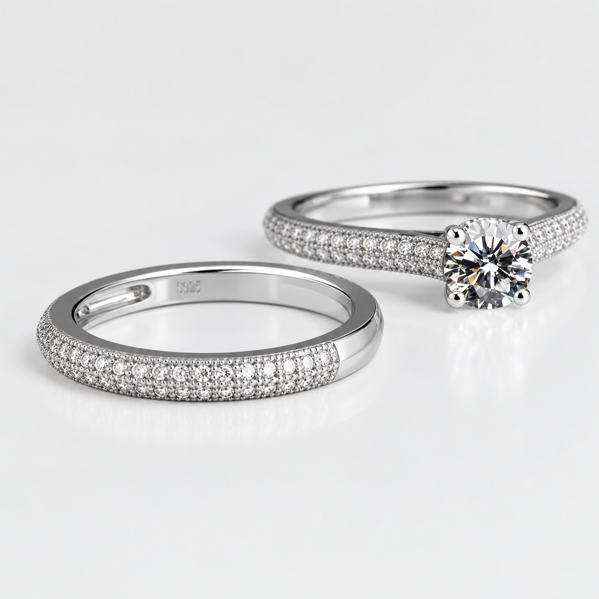 Turmalin-Halo-Ring 925er