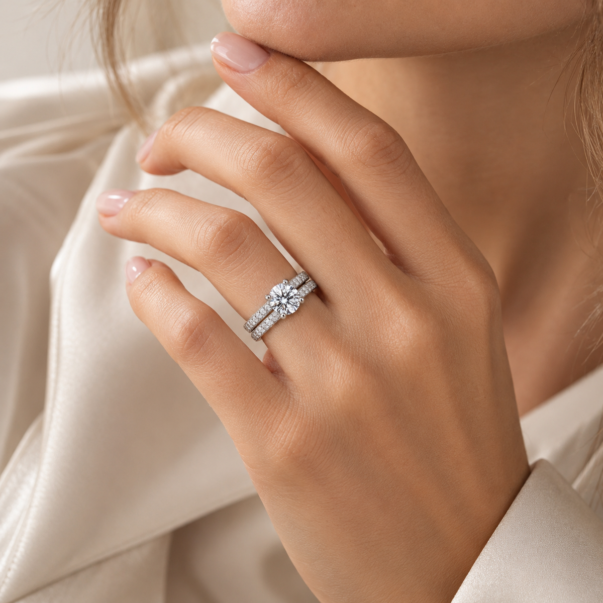 Turmalin-Halo-Ring 925er