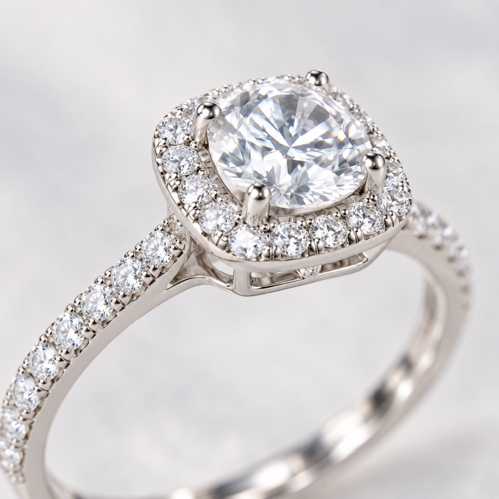 925 Sterling Silver Heart Zircon Ring for Women – Elegant Statement Jewelry