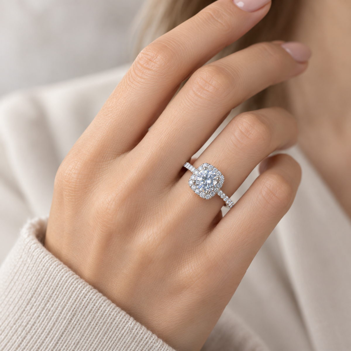 925 Sterling Silver Heart Zircon Ring for Women – Elegant Statement Jewelry