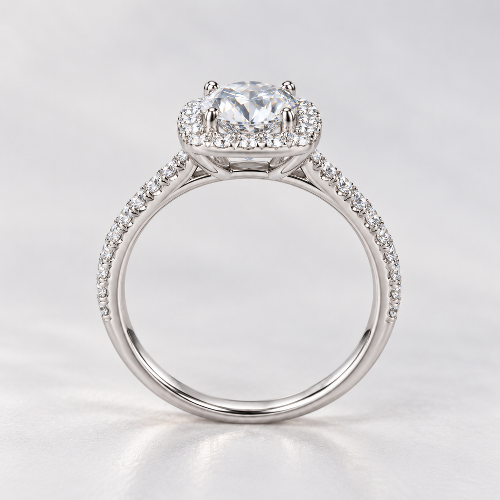 925 Sterling Silver Heart Zircon Ring for Women – Elegant Statement Jewelry