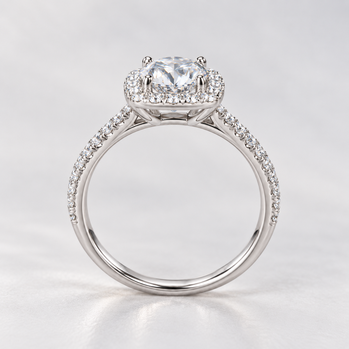 925 Sterling Silver Heart Zircon Ring for Women – Elegant Statement Jewelry