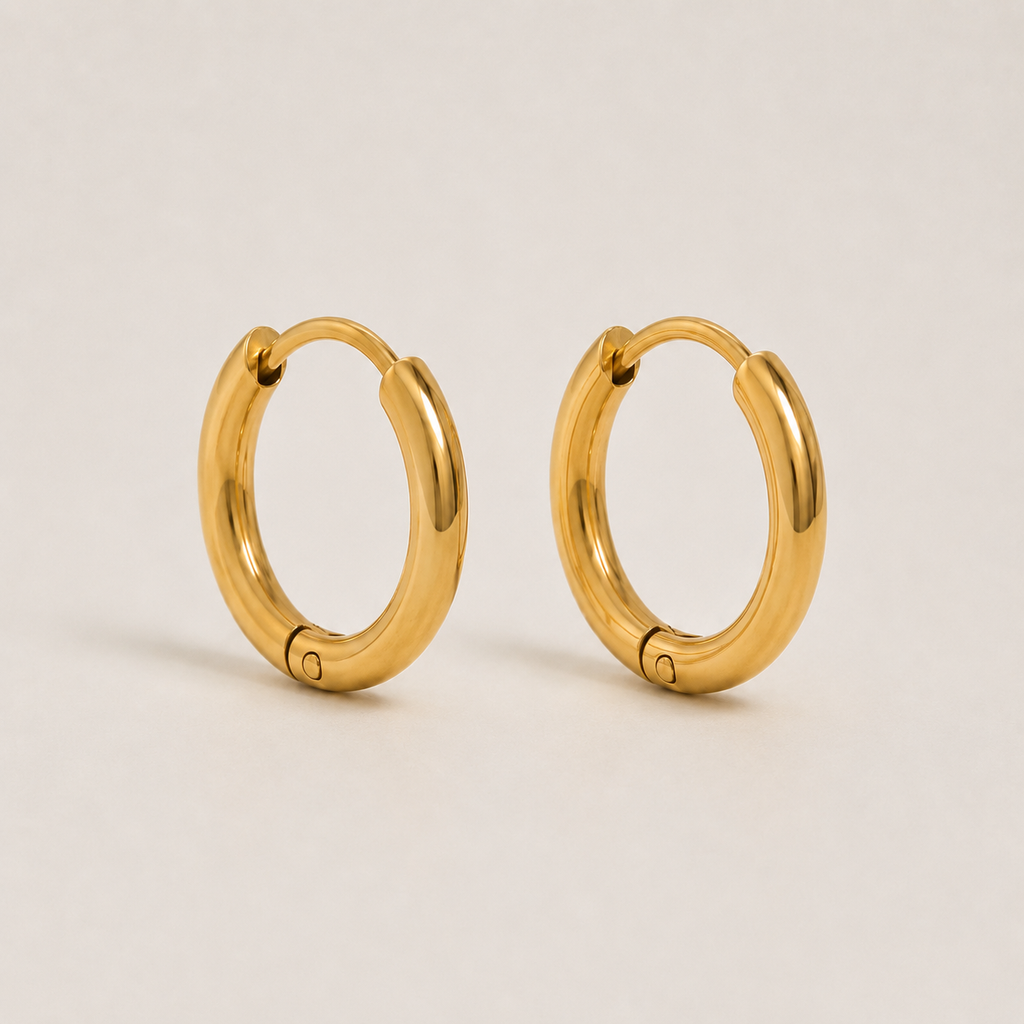 Elegant Gold Hoop Earrings