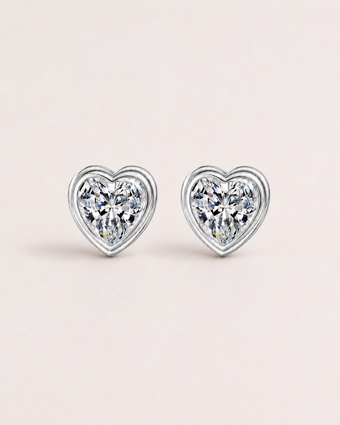 Cœur Lumière Hoop Earrings