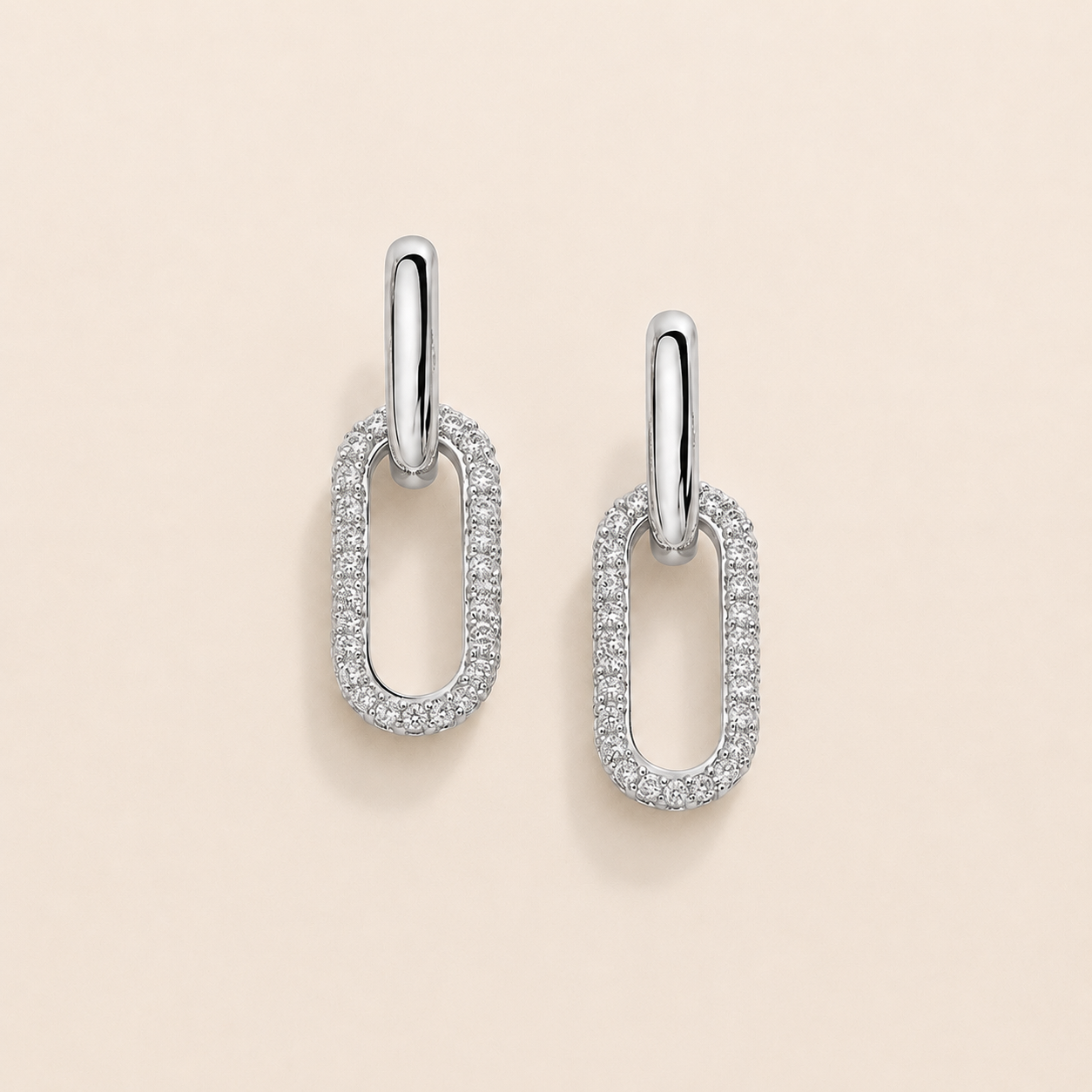 Lumière Rose Stud Earrings