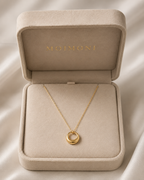 Round Pendant Clavicle Necklace