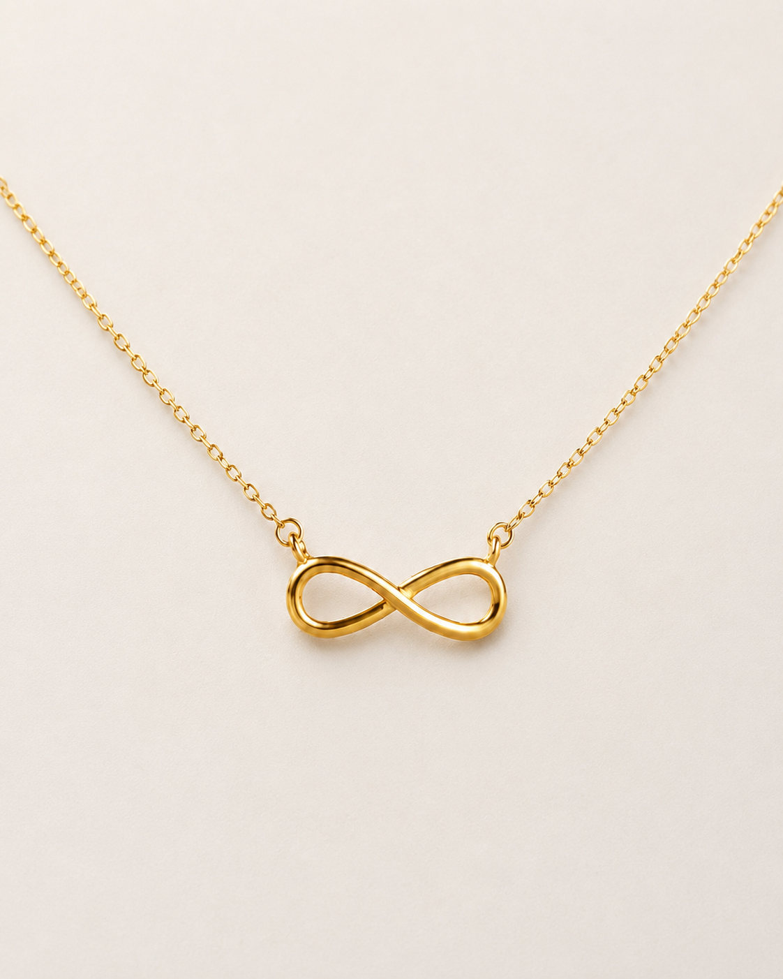 Infinity Stainless Steel Pendant Choker Necklace