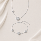 14K Gold Filled Moissanite Clover Stud Earrings