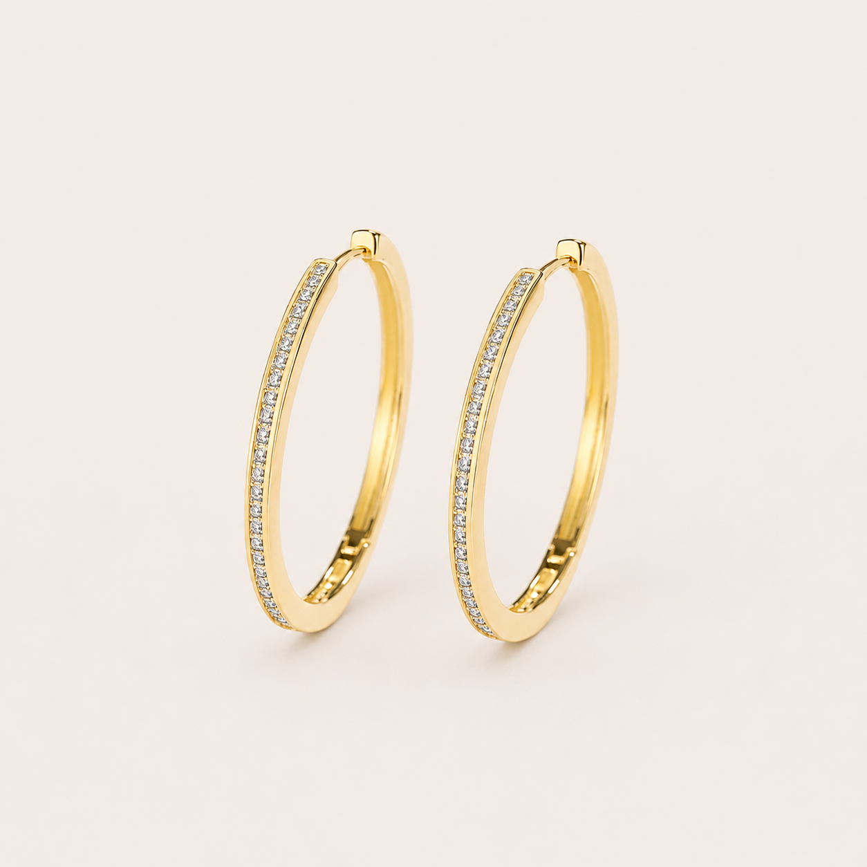 Éclat Princess Hoop Earrings