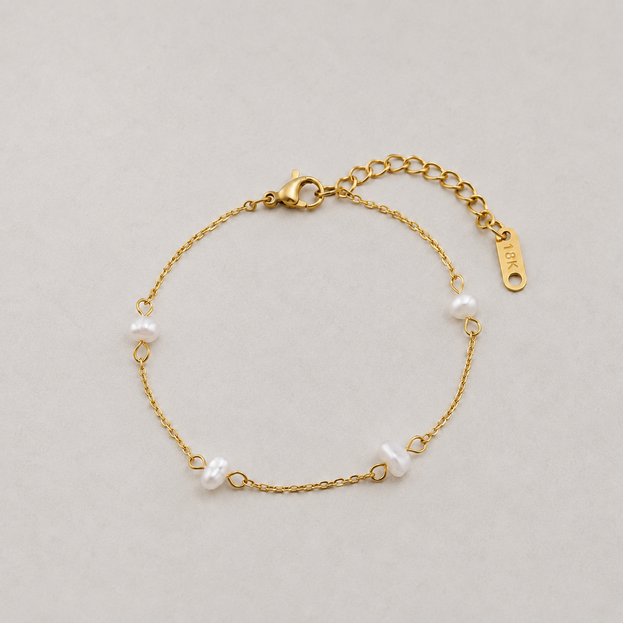 Elegant Pearl Gold Jewelry Set