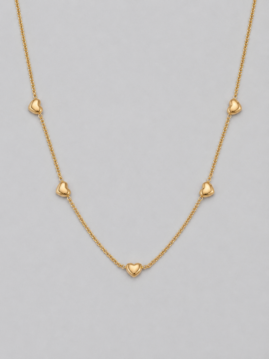 Golden Heart Jewelry Set