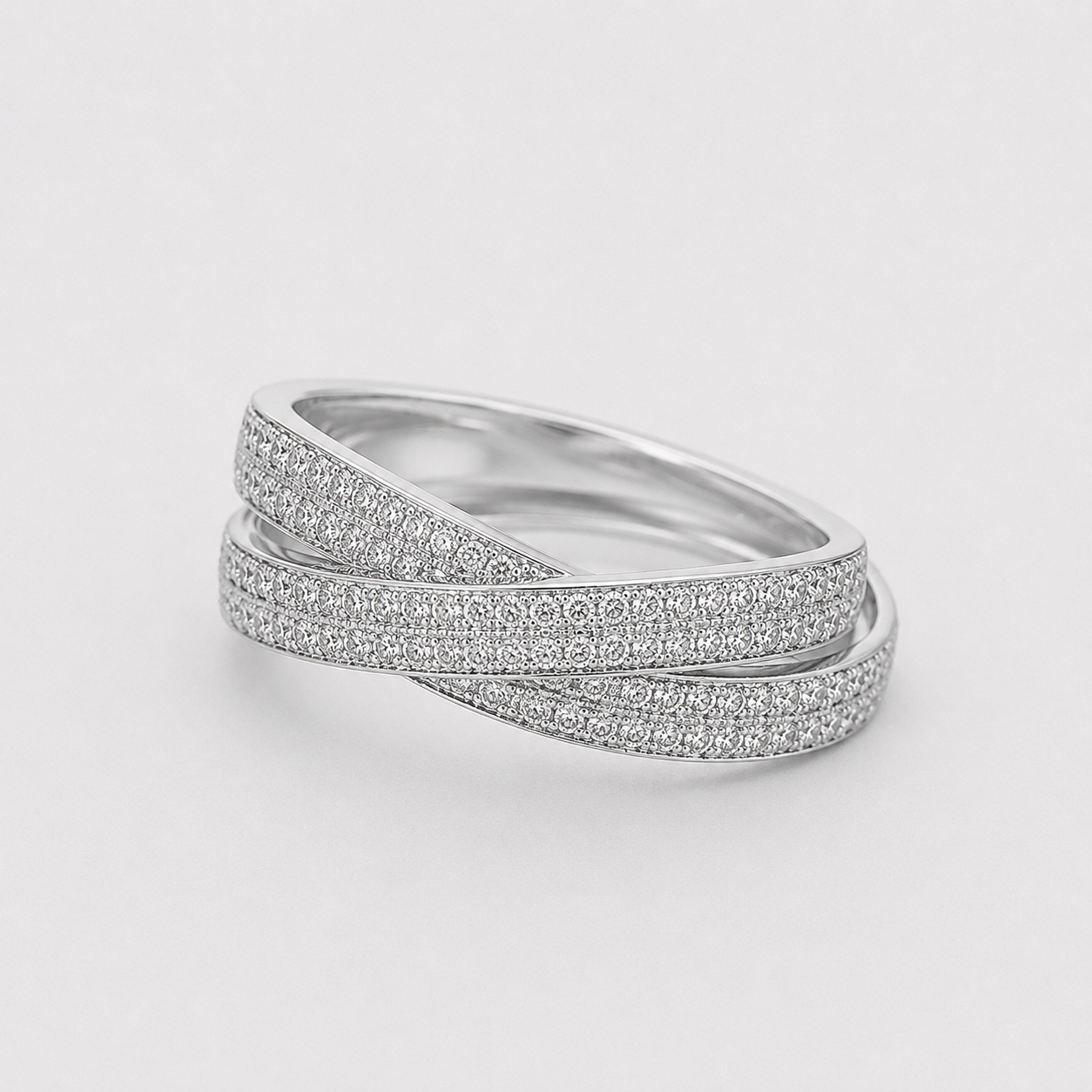 Éclat Croisé 925 Ring