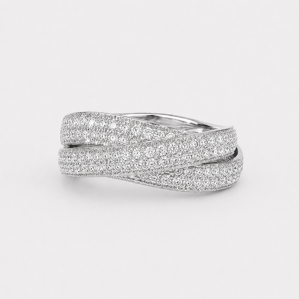 Éclat Croisé 925 Ring