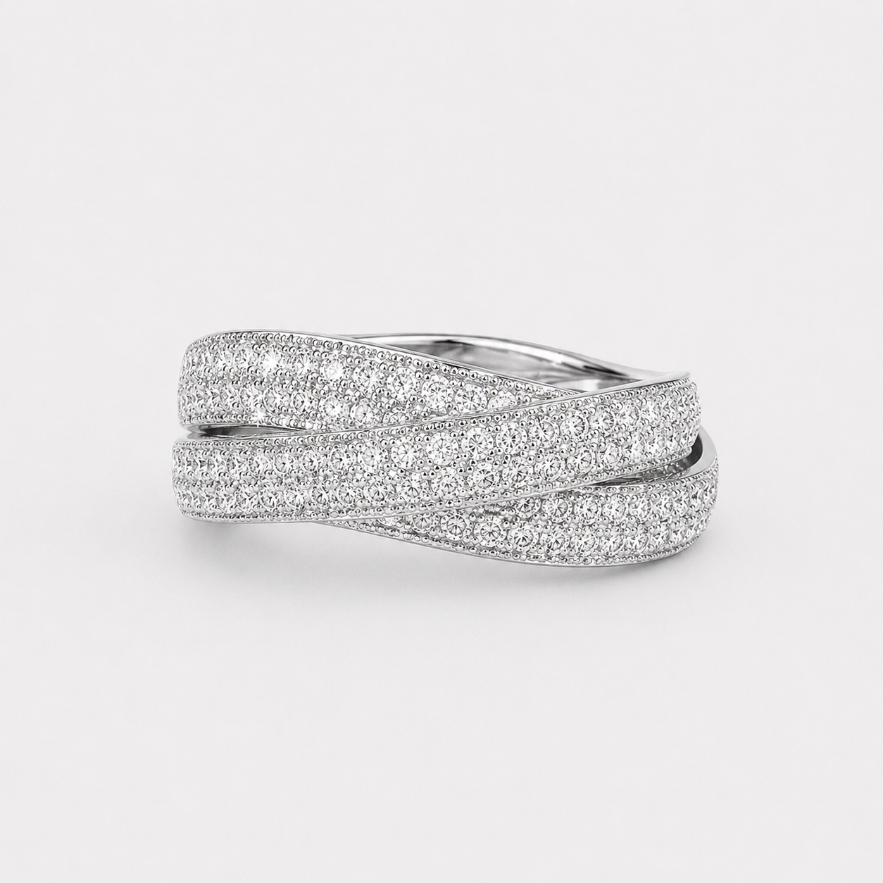 Éclat Croisé 925 Ring