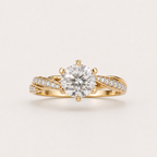 Classic Gold Cubic Zirconia Eternity Ring
