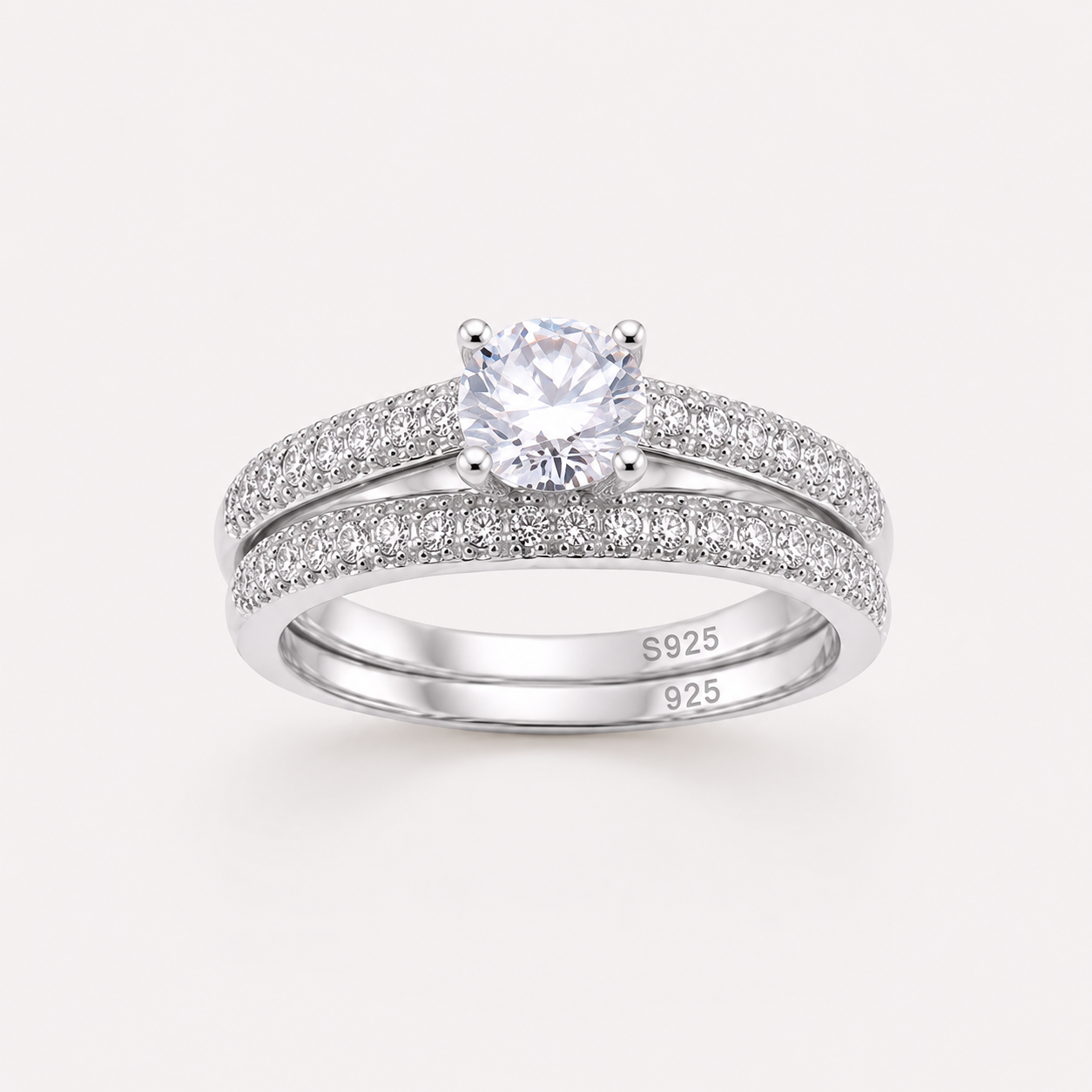 Tourmaline Halo Ring 925