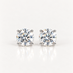 Classic Moissanite Stud Earrings 0.1–2CT | Sterling Silver 925