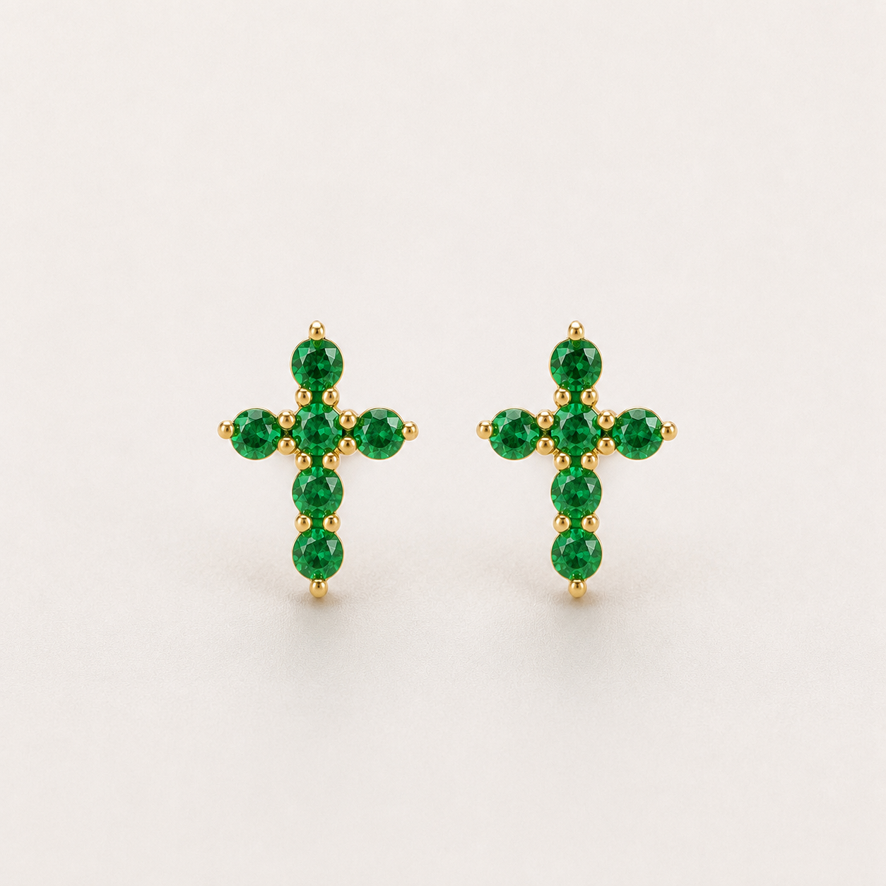 Lumière Geometric Stud Earrings