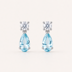 Azure Drop S925 Silver Earrings