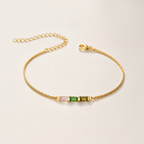 Trinity Baguette Crystal Bracelet