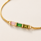 Trinity Baguette Crystal Bracelet