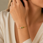 Trinity Baguette Crystal Bracelet