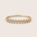 Éternelle Double Pavé Ring