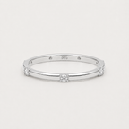 Aurora Pavé 925 Sterling Silver Ring
