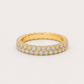 Lumière Pavé Eternity Ring