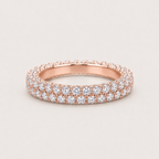 Lumière Pavé Eternity Ring
