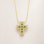 Croix Élégance Detachable Cross Necklace