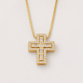 Croix Élégance Detachable Cross Necklace