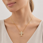 Croix Élégance Detachable Cross Necklace