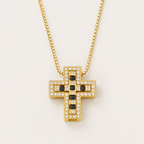 Croix Élégance Detachable Cross Necklace