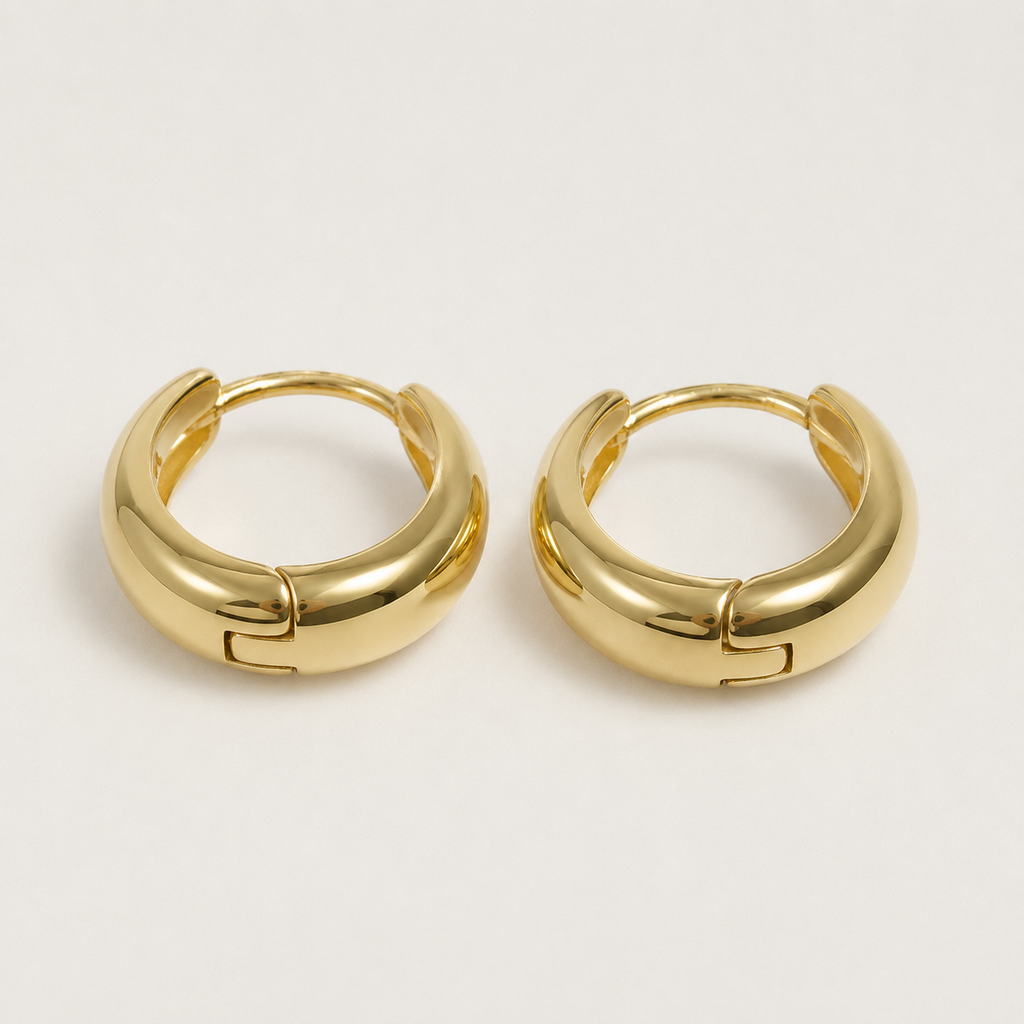Boucles d'oreilles créoles géométriques coréennes en argent sterling 925, vente chaude, tempérament simple, bijoux exquis, cadeau sexy pour femme