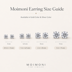 Lumière Round Crystal Stud Earrings