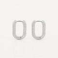 Boucles d'oreilles carrées Éclat