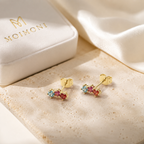 Aurora Multicolour 925 Sterling Silver Stud Earrings