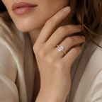 Éclat Pear 4CT Ring — 925 Sterling Silver