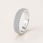 Bague pavé Éclat — argent sterling 925  
