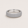Bague pavé Éclat — argent sterling 925  