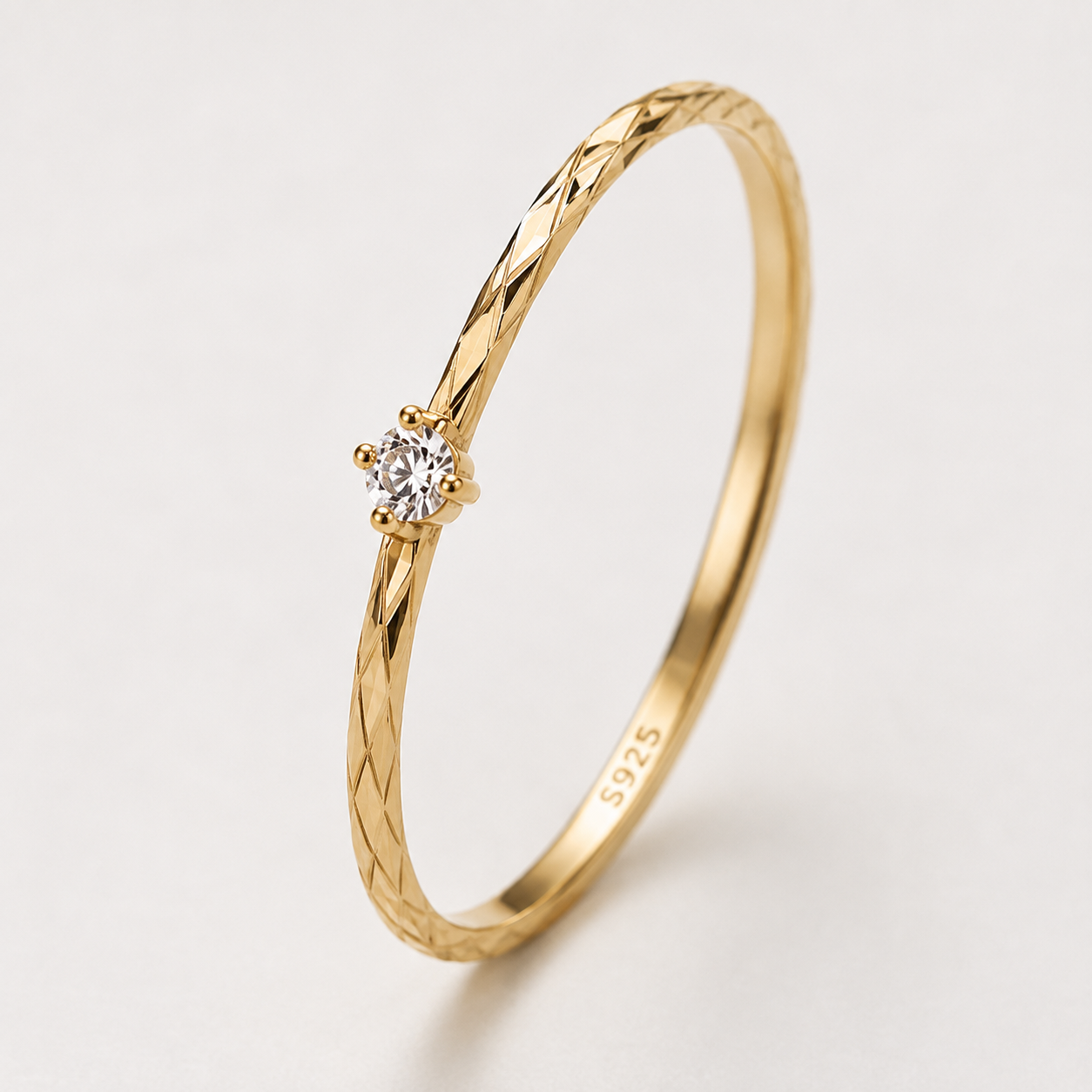Bague enroulée Lumière – argent sterling 925  