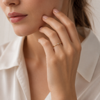 Bague enroulée Lumière – argent sterling 925  