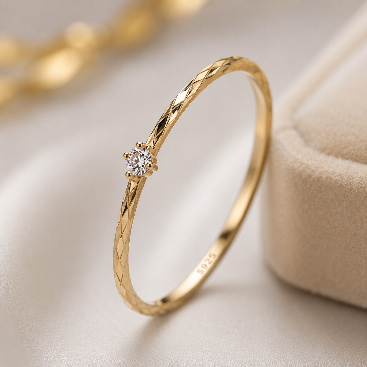 Bague enroulée Lumière – argent sterling 925  